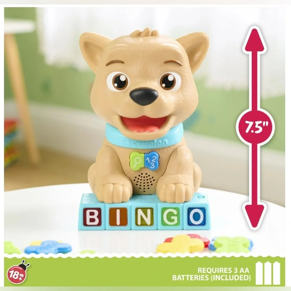 CoComelon Learning Bingo Toy - Tan and Blue😇